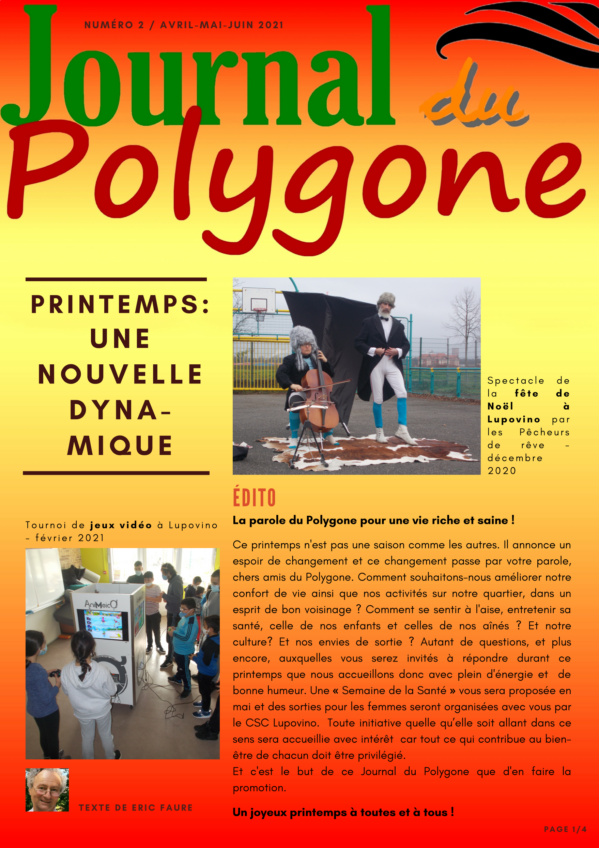 Journal du Polygone n°2 - Trimestre 2 2021