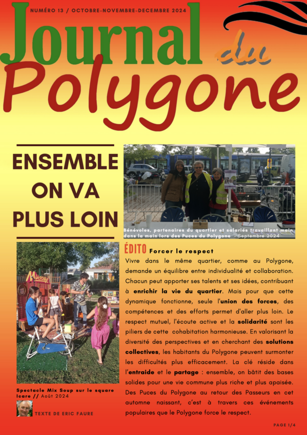 Journal du Polygone n°13 - Trimestre 4 2024
