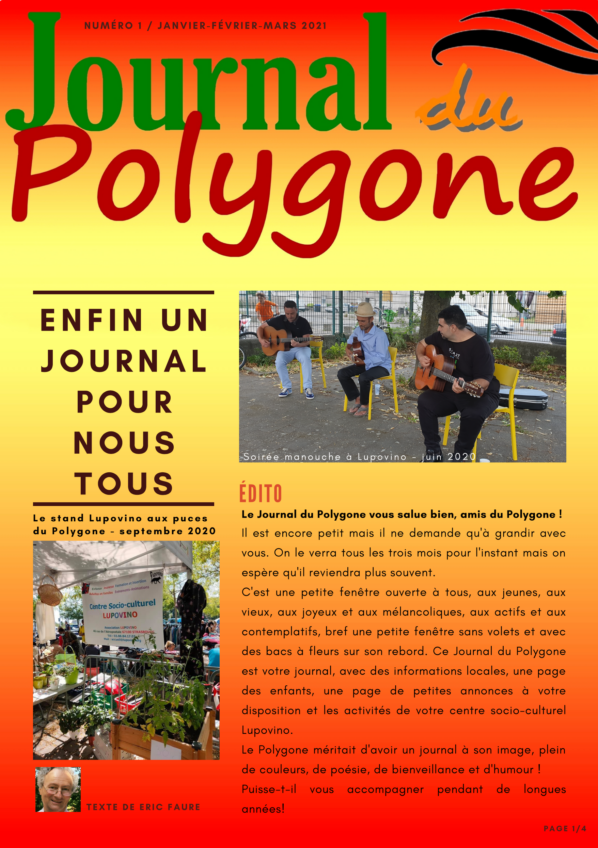 Journal du Polygone n°1 - Trimestre 21 2021