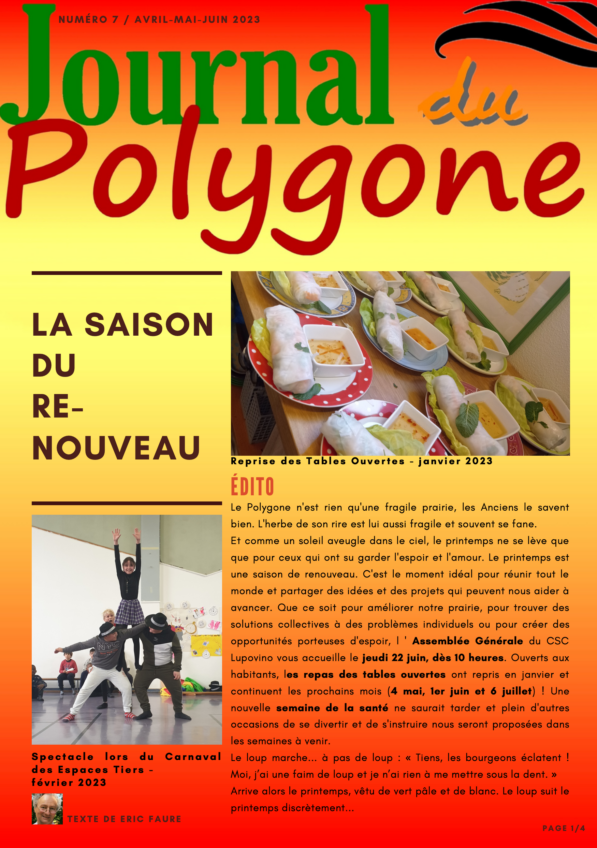 Journal du Polygone n°7 - Trimestre 2 2023