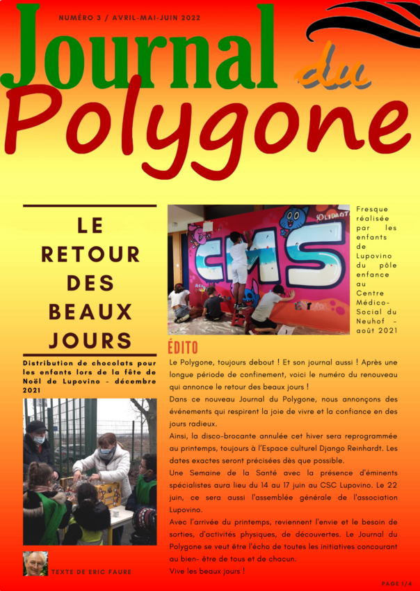 Journal du Polygone n°3 - Trimestre 2 2022