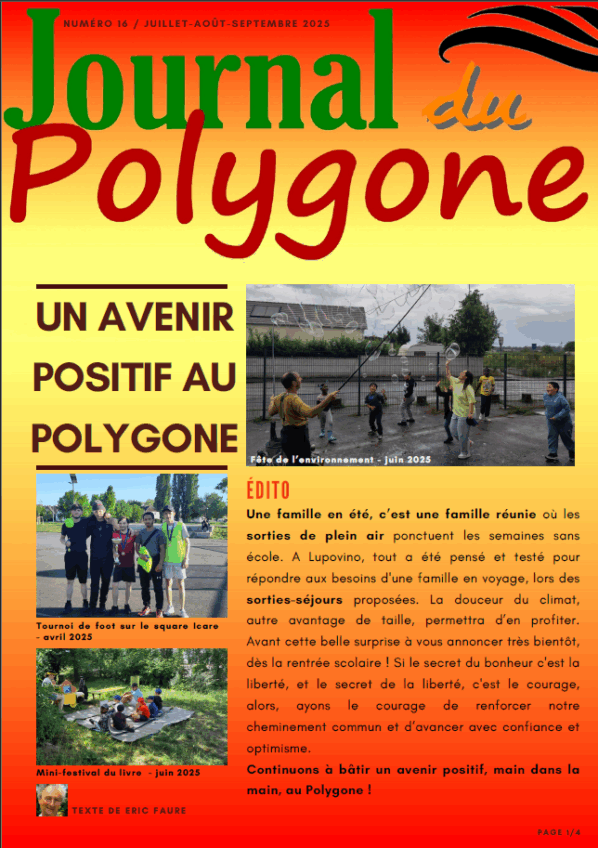 journal du Polygone n°16 - Trimestre 3 2025